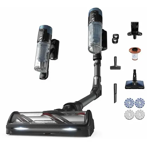 Пылесос Rowenta X-Force Flex 14.80 Animal Aqua беспроводной 240 Вт черно-синий (RH9BC1WO) - фото 4