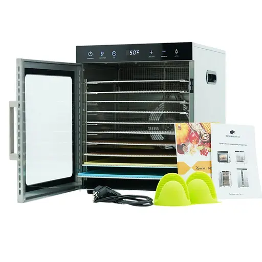 Дегідратор професійний Tekhniko DH-08H-SS нержавіюча сталь (8 лотків) - фото 6