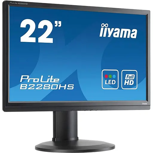 Монитор 21.5" IIYAMA ProLite B2280HS-B1 - Class A "Б/У" - фото 2