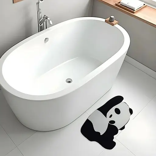 Коврик влагопоглощающий Wall Sticker 40х60х3 мм Панда SW-00002563 - фото 6