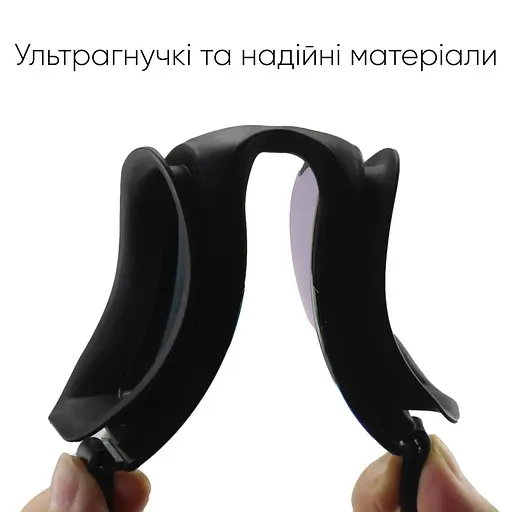 Окуляри для плавання Renvo Anda Pro Уні Anti-fog Чорний OSFM (2SG510-01) - фото 8