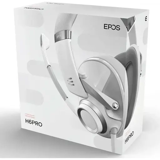 Навушники з мікрофоном Sennheiser EPOS H6Pro Closed Ghost White (1000969) - фото 3