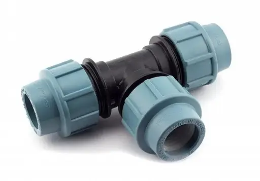 Тройник редукционный 50*32*50 мм зажимной Сантехпласт - фото 3