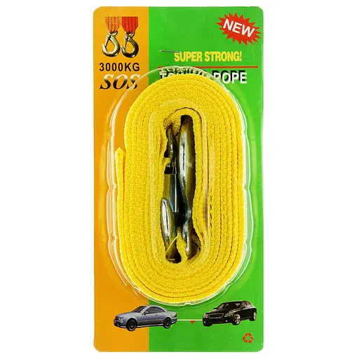 Трос буксировочный Zollex 12038, 3 т 4 м