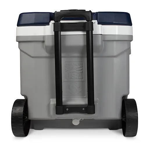 Ізотермічний контейнер на колесах Igloo Maxcold Latitude 62 Roller 56 л сірий з синім - фото 5