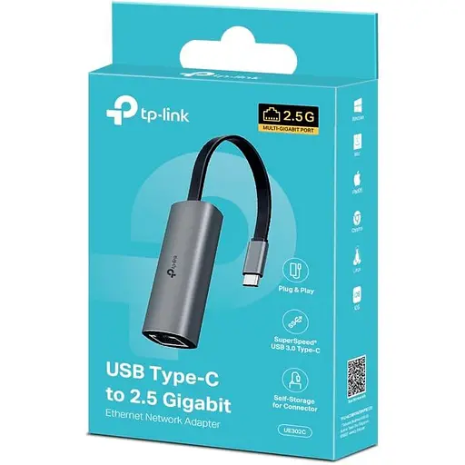 USB-Хаб TP-Link UE302C 1x2,5GE, USB TypeC (UE302C) - фото 3