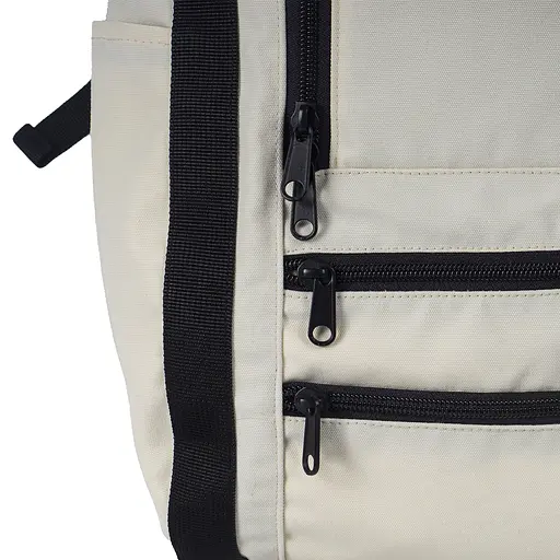 Рюкзак-антивор OOLOO Капля 45х27х14 см, кремовый 2710 - фото 5