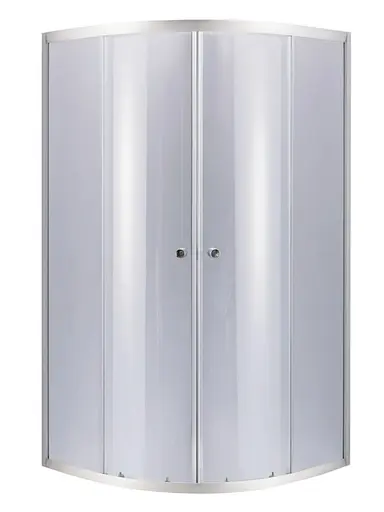 Набор Lidz Душевая кабина Latwa SC80x80.SAT.LOW.GR, полукруглая, стекло тонированное 4 мм + Душевой поддон Kapielka ST80x80x15 - фото 2