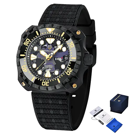 Наручные часы мужские PD-YN009 Black-Camo Blue Pagani Design acs0031099 - фото 1