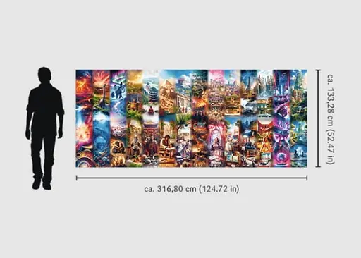 Пазл Trefl Бесконечная коллекция: Развитие планеты 21000 эл. (81040) - фото 6