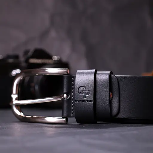 Ремінь шкіряний Grande Pelle чоловічий 3,8х120 см acs0026891 - фото 7