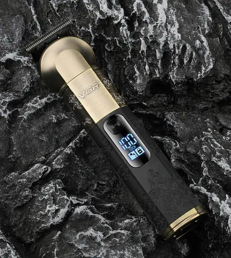 Тример для бороди VGR V-296 LCD 1200мАч (4 насадки) - фото 6