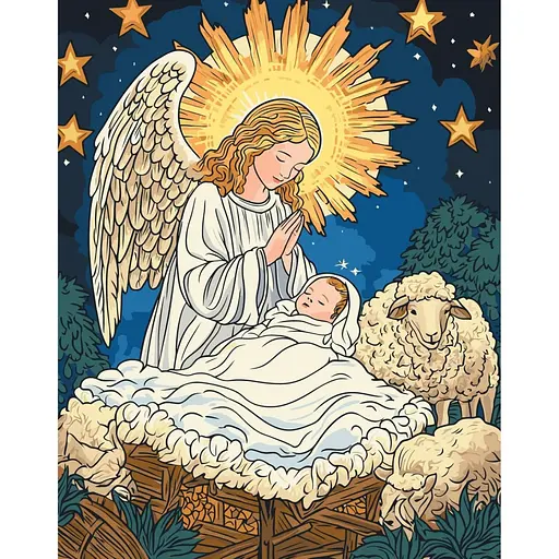 Картина по номерам "Ночь рождения" 15577-AC 40х50 см