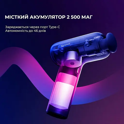 Перкусійний масажер Yunmai Massage Gun EasePro (YMFG-M406) - фото 8