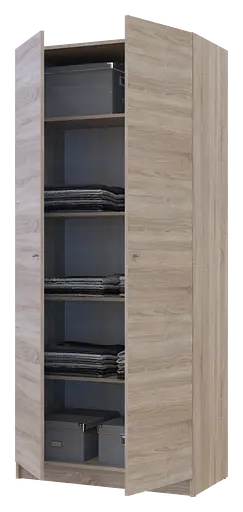 Полиця для одягу Doros Promo Дуб Сонома 3шт. 86.7х35х1.6 (41516028) - фото 5