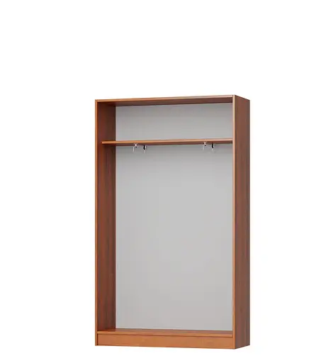 Шафа-купе дводверна MebelStar Уні AL ДСП/Дзеркало 120x45x210 см Бетон (MBS-2627) - фото 2