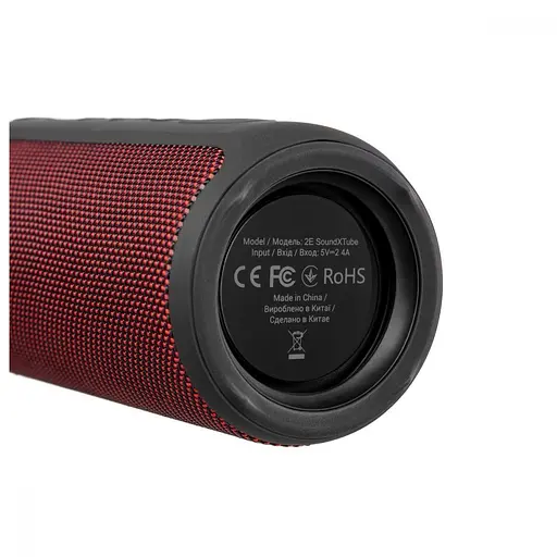 Портативная колонка 2E SoundXTube Red (2E-BSSXTWRD) - фото 8