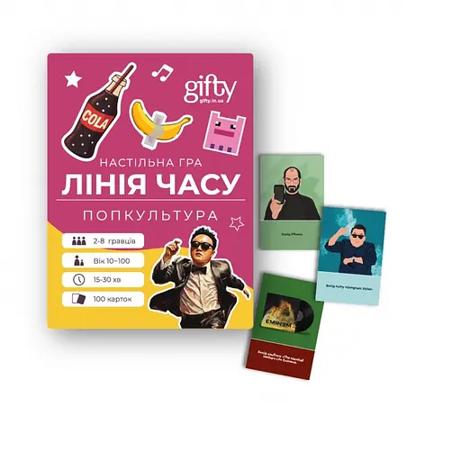 Настільна гра Gifty Лінія часу. Попкультура - фото 3