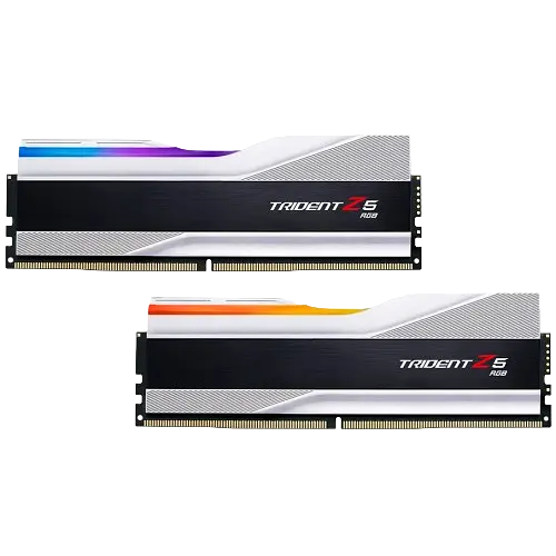 Оперативна пам'ять G.Skill 32GB (2x16GB) DDR5 6000MHz Trident Z5 RGB Silver (F5-6000J3636F16GX2-TZ5RS)