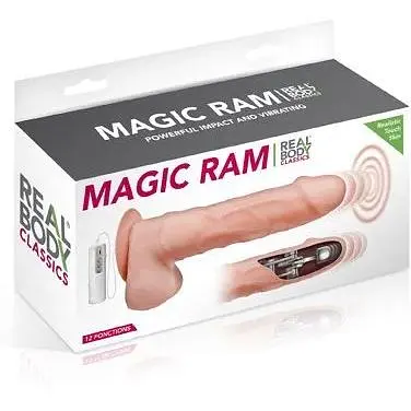 Фаллоимитатор-пульсатор с вибрацией Real Body - Magic Ram - фото 4