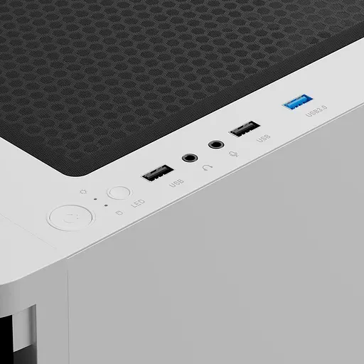 Корпус GAMDIAS TALOS E3 CG WH без БЖ White (4711514501209) - фото 10