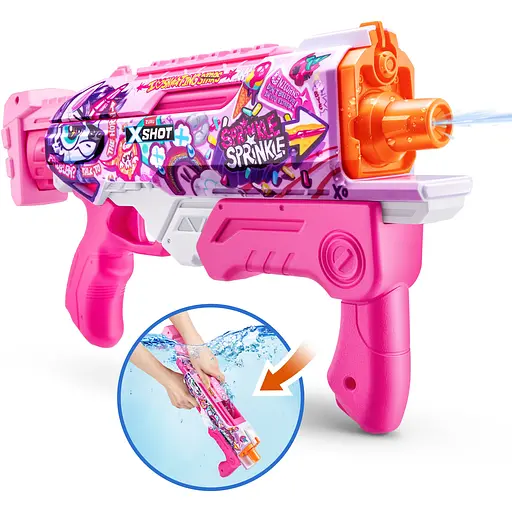 Водный бластер Zuru X-Shot Fast-Fill Skins Hyperload Unicorn Splash (11854E) - фото 4