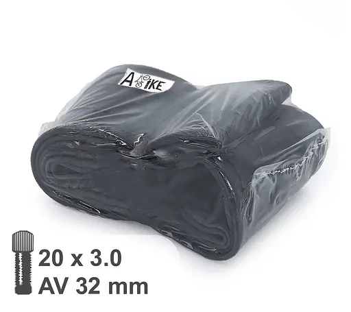 Камера велосипедна A-Bike 20x3.0 прямий ніпель AV 32 мм фет-байк (G0001957) - фото 2