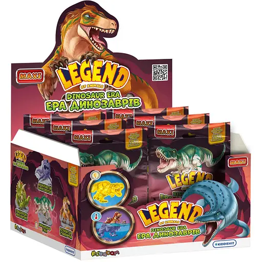 Стретч-іграшка у вигляді тварини #sbabam Ера динозаврів дисплей 8 шт. (23/CN25-CDU)