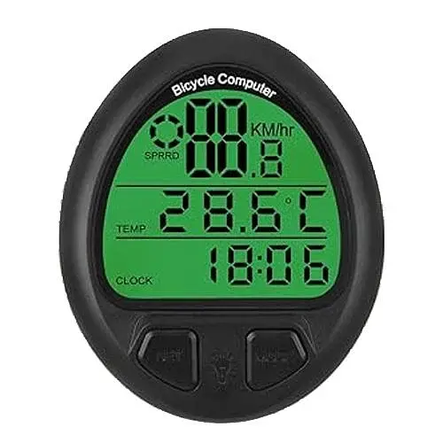 Велокомпьютер Bicycle Computer NO: 669/999 Waterproof + подсветка экрана (19 функций) - фото 2