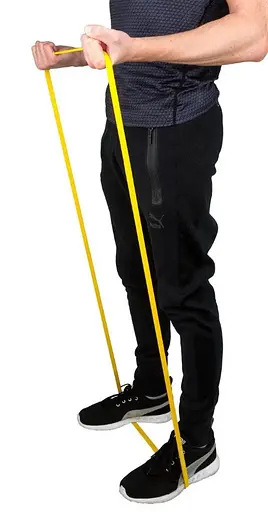 Гумка для фітнесу і кроссфіту Power System PS-4051 CrossFit Level 1 Yellow (опір 4-25 кг) (PS-4051_Yellow) - фото 8