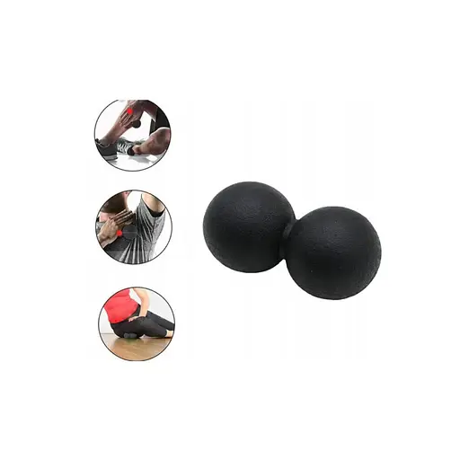 Массажный мяч двойной NE-EP-17 12*6 см - фото 2