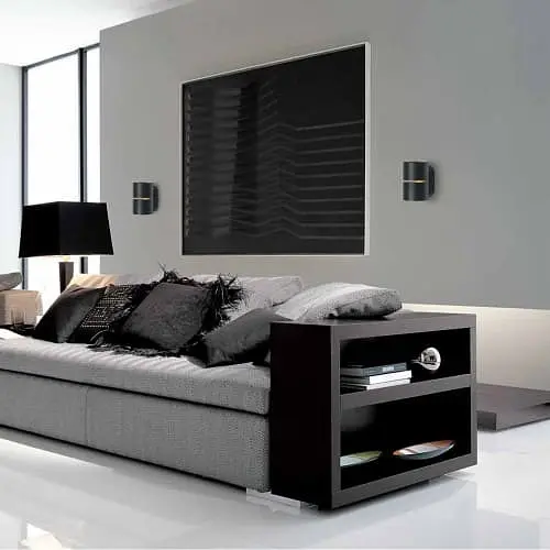 Накладной светильник на стену в черном корпусе Line F Арт. AL8001 черный - фото 3