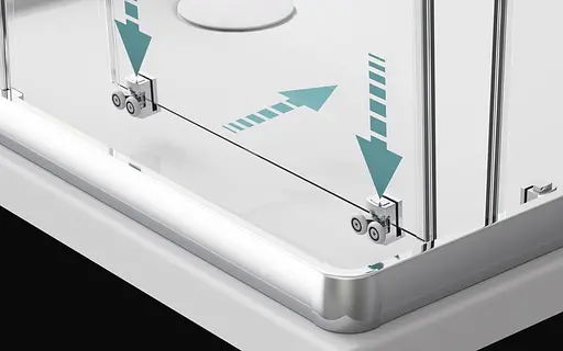 Душова кабіна Radaway Premium Plus C 90x90x190 скло графіт 30453-01-05N - фото 8