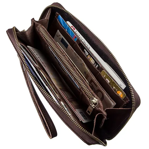 Чоловічий шкіряний клатч SHVIGEL 22х11,5х2 см sum0012760 - фото 3
