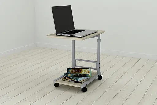 Стіл приставний Ferrum-decor Френу 62x40x60 метал Сірий ДСП Дуб Сонома 16мм (FRD-102522) - фото 5