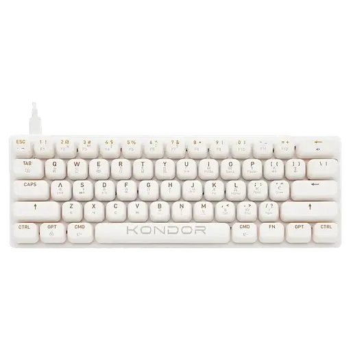 Клавіатура Kondor Starlight Magnetic White (1043) - фото 1