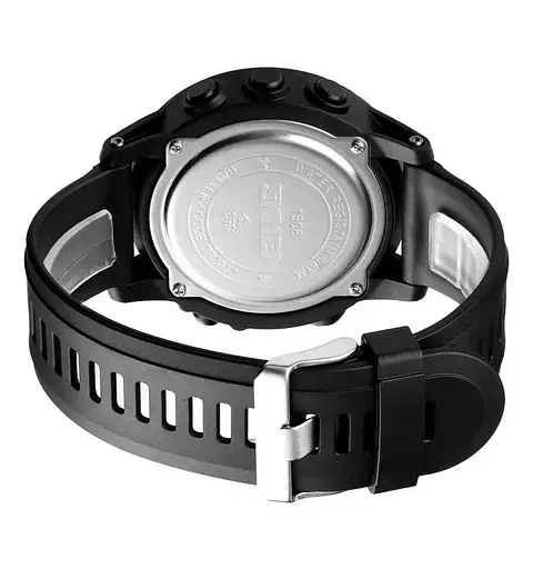 Мужские наручные часы Skmei 1506 Черный с белым - фото 4