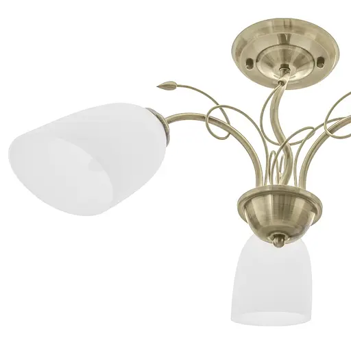 Люстра стельова Brille в спальню E27 60W BZ (LK-573C/3) - фото 3