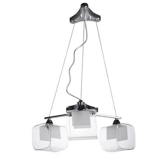 Люстра підвісна Brille галогенна для кухні G9 40W CH (BR-01425S/3)