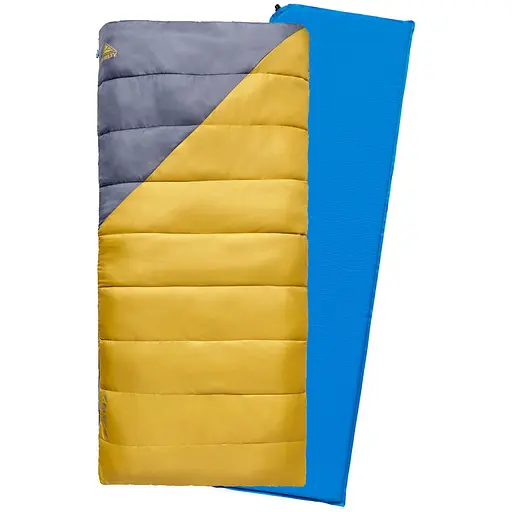 Набір спальник-килимок Kelty Campgroud Kit Bamboo-Grisaille (1012-35430721-BO)