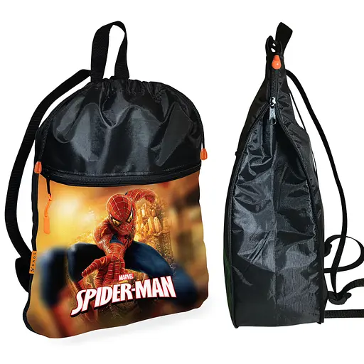Школьный рюкзак детский Человек-паук + Сумка для обуви спортивной формы рюкзак-мешок мальчику (01885) - фото 2