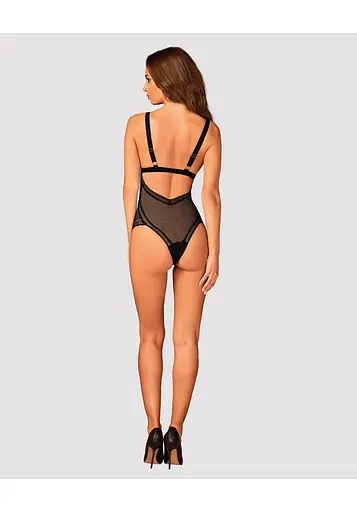 Боди Obsessive Estiqua M/L черный - фото 4