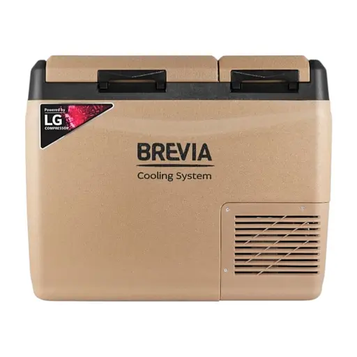 Холодильник автомобильный Brevia 39л (компрессор LG) двухкамерный 23405 - фото 1