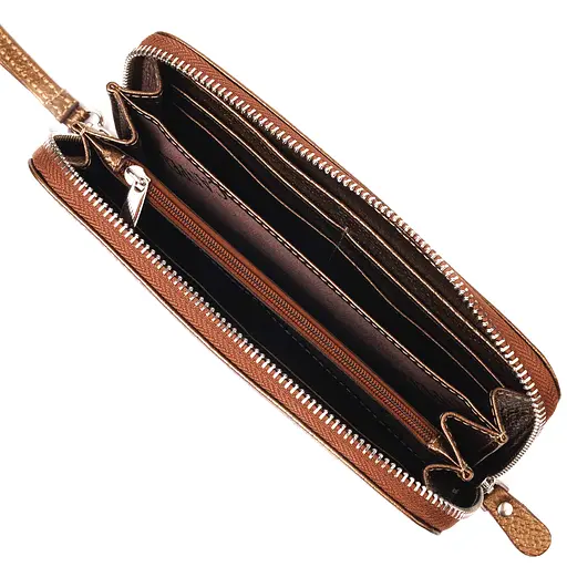 Женский кожаный кошелек Canpellini 19х9.5х2.5 см acs0025123 - фото 4