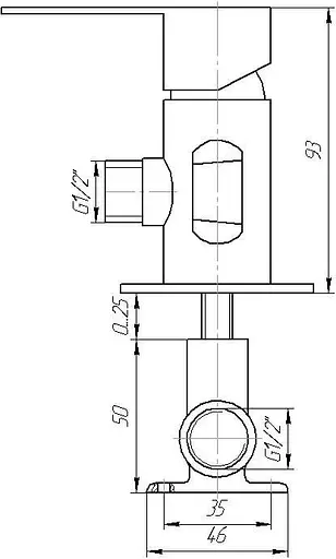 Набор гигиенического душа скрытого монтажа Topaz Barts TB 077106-H36, Хром - фото 4