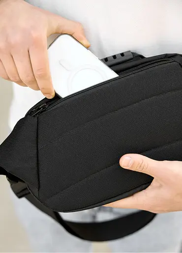 Сумка через плечо бананка Sambag Flex Pro 30×17×15 см (85451128m) - фото 5