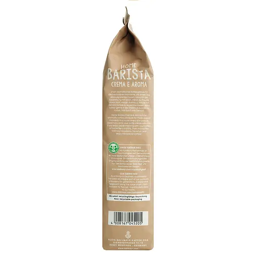 Кофе в зернах Dallmayr Home Barista Crema e Aroma жареный 1 кг - фото 4