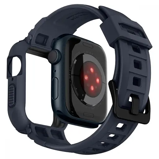 Ремінець Spigen для Apple Watch SE/6/5/4, 44 мм Rugged Armor Pro 2 в 1, Charcoal Gray (ACS00819) - фото 6