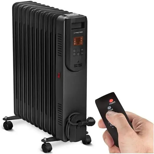 Обогреватель масляный Trotec TRH 25 E 2500W Black (1410000720) - фото 2