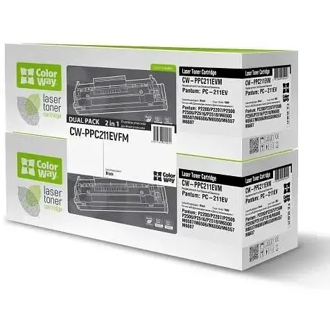 Картридж ColorWay Pantum PC-211 Black teh0024383 - фото 1